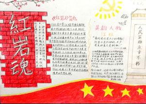 关于红岩手抄报 红岩手抄报