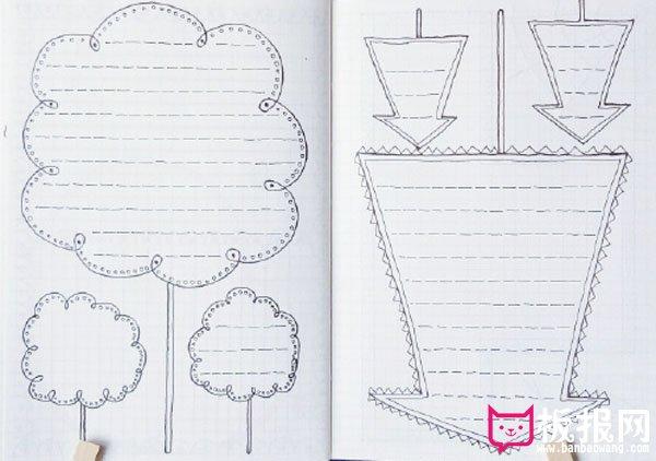 简约手抄报版面设计图大全 超适合小学生的手抄报设计