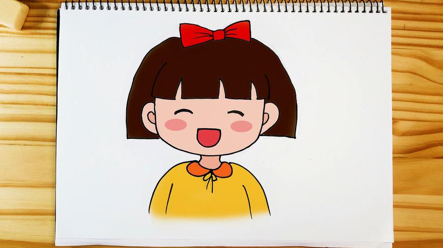 教你手抄报里的嫦娥怎么画 服务升级 6双马尾辫小女孩:卡哇伊的双马尾