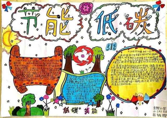通州区第二届节能低碳主题手抄报投票开始啦请戳我为二年级组投票