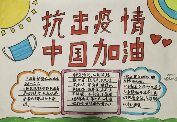 写美篇 滨海县永宁路实验学校的学子们绘制手抄报 积极宣传