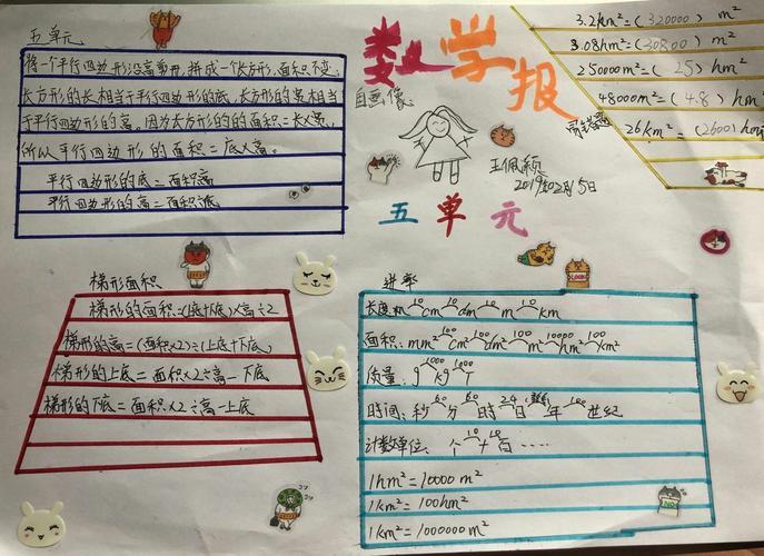 五年级五单元jian手抄报一年级五一手抄报