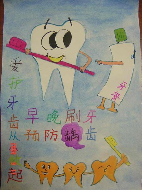保护牙齿手抄报保护牙齿手抄报简单又漂亮