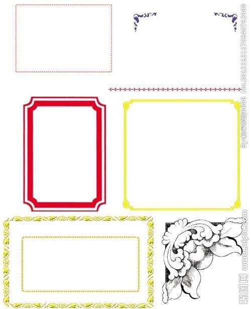 边框手抄报复复古边框的手抄报 边框手抄报5最后我们在三个边框中画上