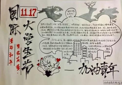 国际大学生日手抄报图片大全