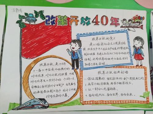 开放40年手抄报手抄报 为了适应改革开放经济建设和社会发展的需要