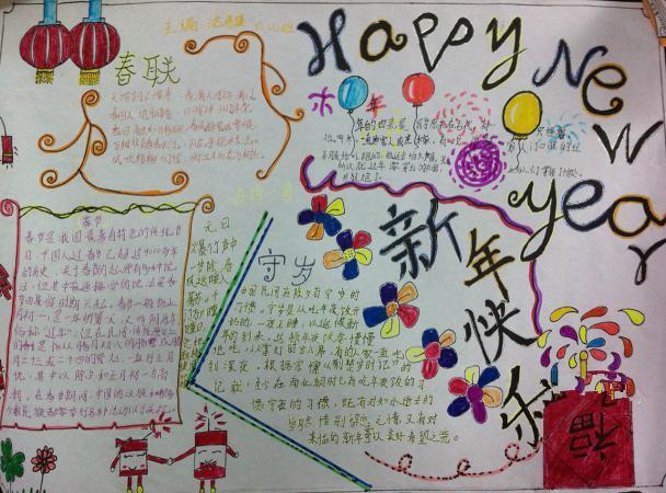 走进心灵之歌手抄报走进春节手抄报