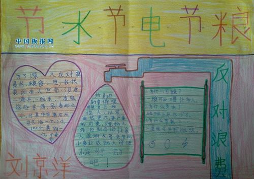 节粮节水节电手抄报大全 节粮节水节电手抄报大全
