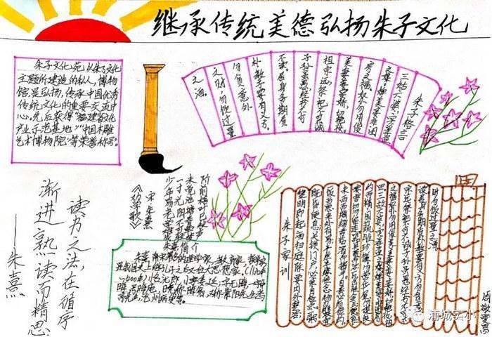 三年级以传承中华美得手抄报三年级手抄报
