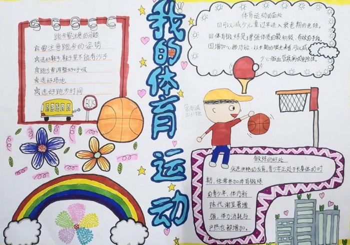 体育运动手抄报简单又漂亮