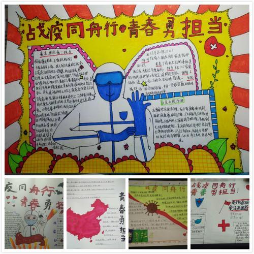 战役同舟行青春勇担当手抄报责任与担当手抄报
