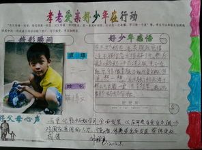 争做孝老爱亲好少年手抄报 美德少年手抄报-