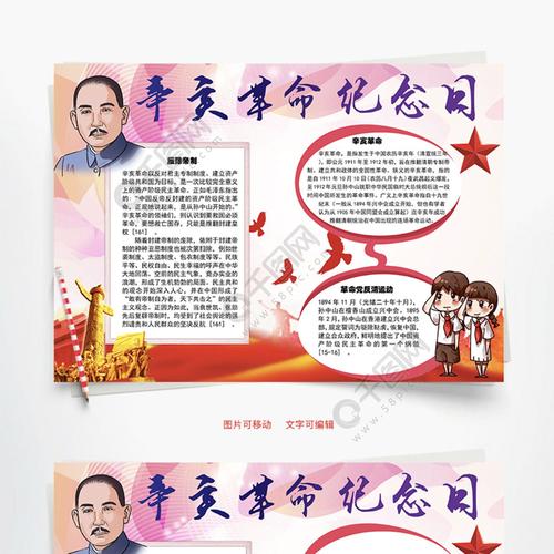 辛亥革命纪念日word手抄报