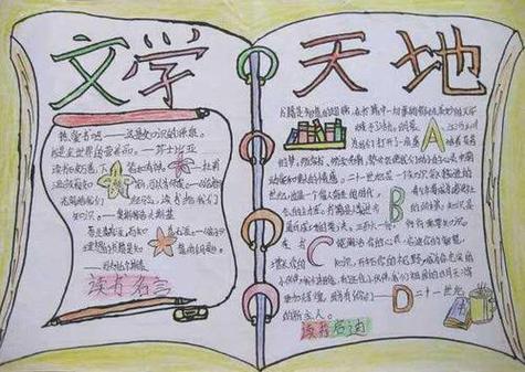 非常简单的文学手抄报简单的手抄报