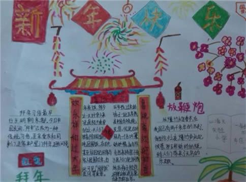 2024年春节主题手抄报图片大全简单又漂亮 2024年春节主题手抄报图片大全简单又漂亮