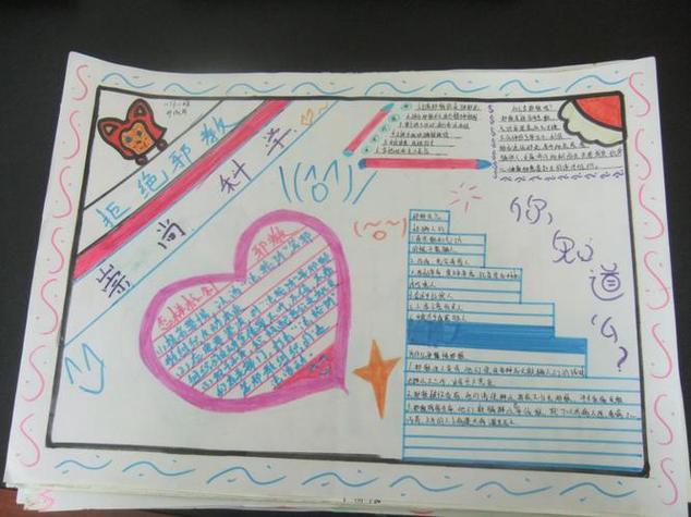 浑源七中宣传手抄报宣传手抄报