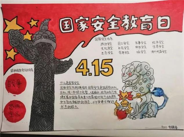 护国家安全是我的责任手抄报 国家安全手抄报-