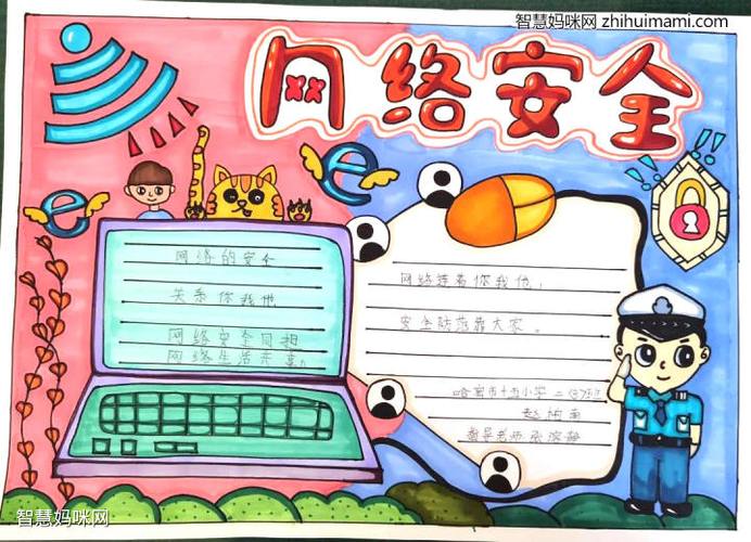 小学生网络安全教育手抄报内容-图1