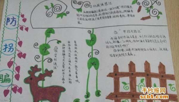关于疯羊血顶儿的手抄报手抄报版面设计图