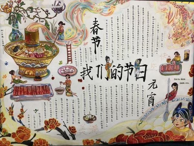 常德市二中 我们的节日 春节 元宵节 手抄报优秀作品展