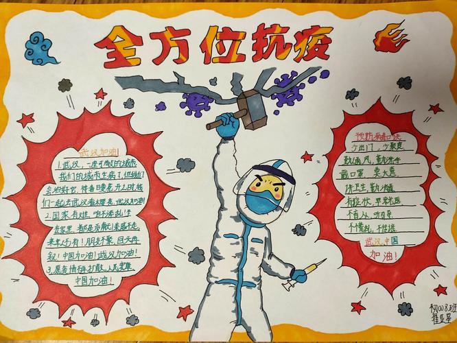 一方有难八方支援抗击疫情手抄报手抄报图片大全集
