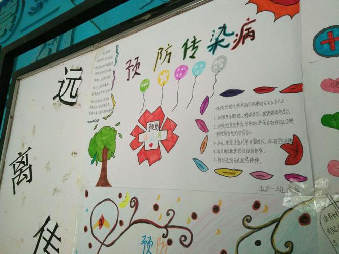 2024年蒙古族实验小学传染病防控知识手抄报