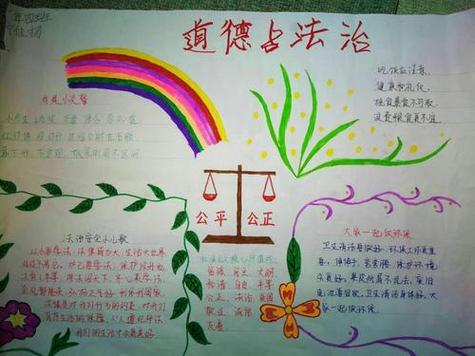 三年级关于道德与法治手抄报 三年级手抄报