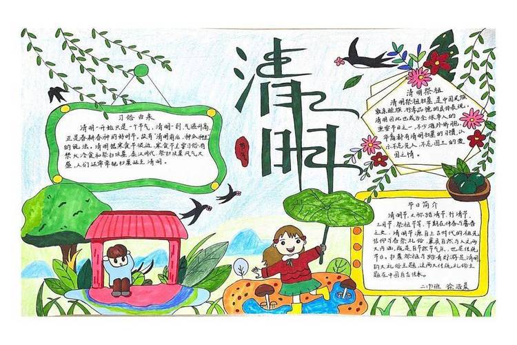 泰州实验学校第八届诵读节系列活动二十四节气之四季流转手抄报展评