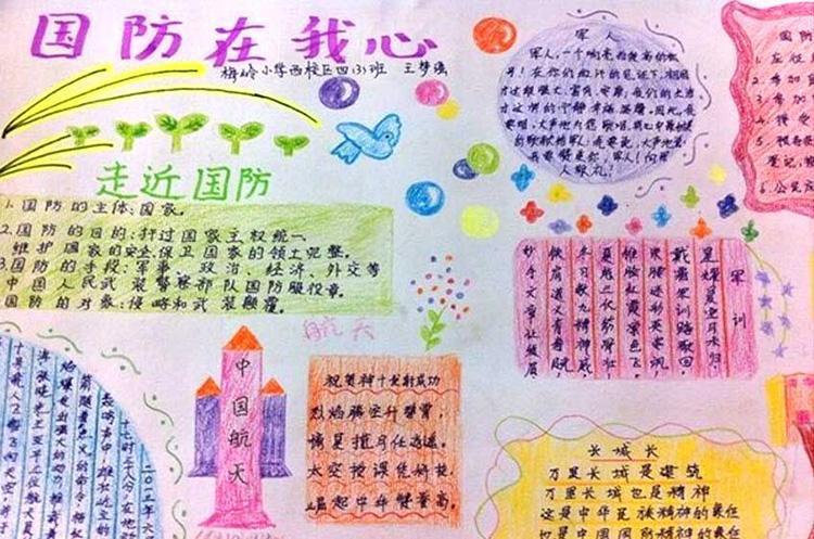 小学生边防政策法规宣传教育月手抄报 小学生手抄报