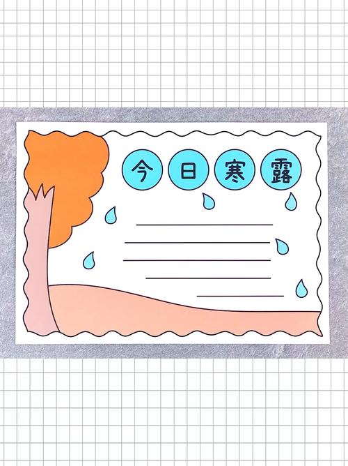 二十四节气之寒露手抄报