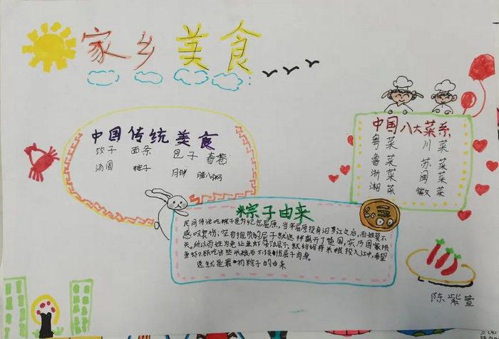 介绍家乡美食手抄报