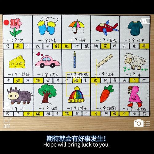 一年级量词歌手抄报一年级手抄报-五一手抄报量词