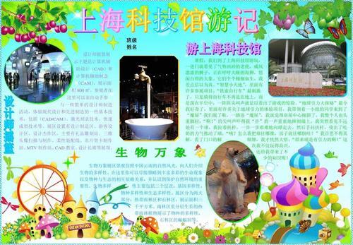 上海科技馆人与健康手抄报健康手抄报