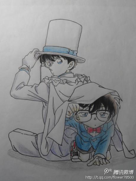 铅笔手绘动漫人物手抄报培根随笔手抄报讲文明树新风的黑白素描手抄报