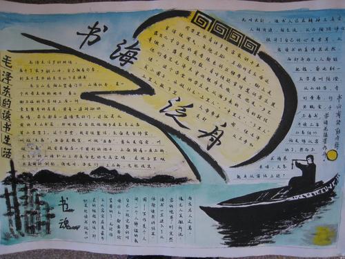 大学生优秀学习手抄报