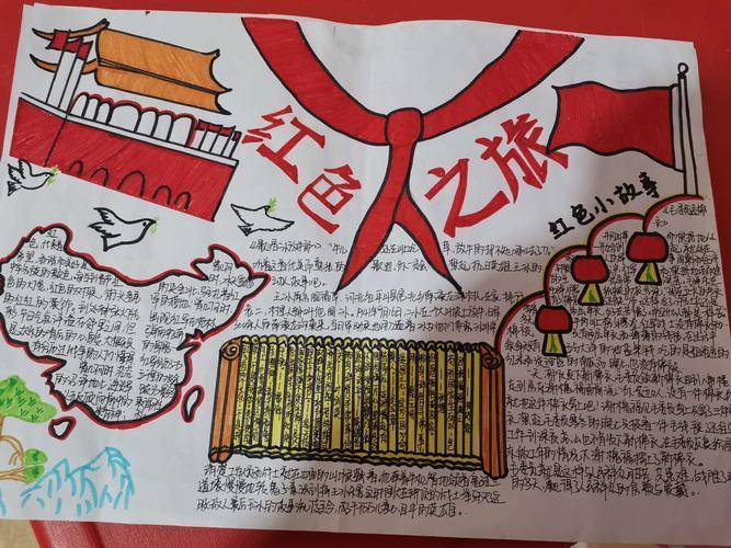 寻访身边老兵追寻红色记忆的手抄报美在身边手抄报