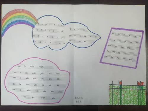 汉语拼音大写字母表手抄报字母手抄报