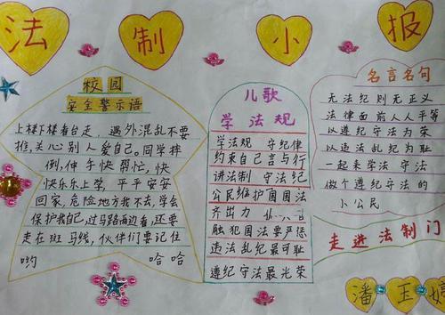 三年级学法律的手抄报三年级学生手抄报 三年级学法律的手抄报三年级学生手抄报