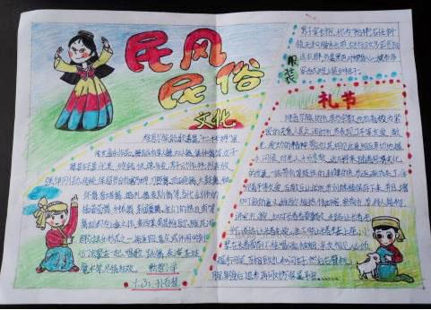 关于民俗文化的手抄报 民俗手抄报 关于民俗文化的手抄报 民俗手抄报