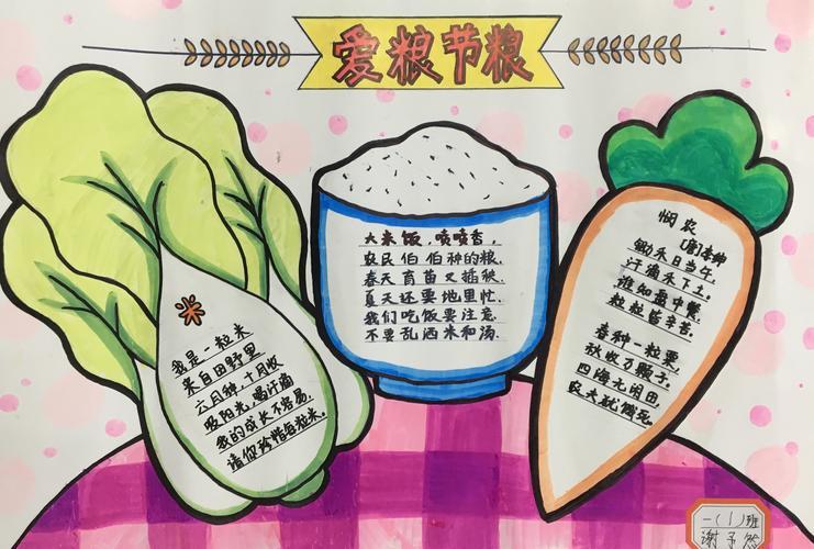 《爱惜粮食》手抄报部分作品选登节约粮食4年级手抄报关于珍惜粮食手