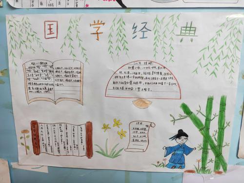 品国学读人生手抄报小学读书手抄报
