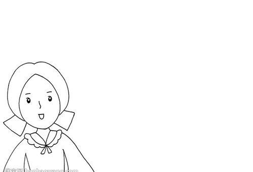 如何画小女孩简单的手抄报 如何画手抄报