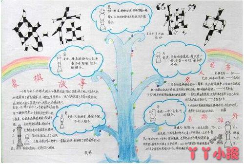 二年级关于五子棋的手抄报一年级五一手抄报