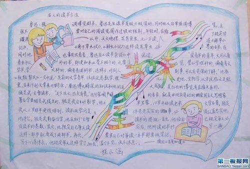 三味书屋读书手抄报图片