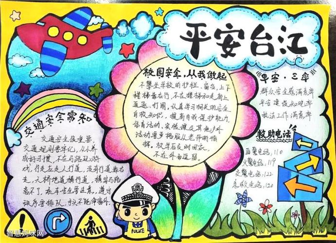 小学生交通安全教育手抄报图片