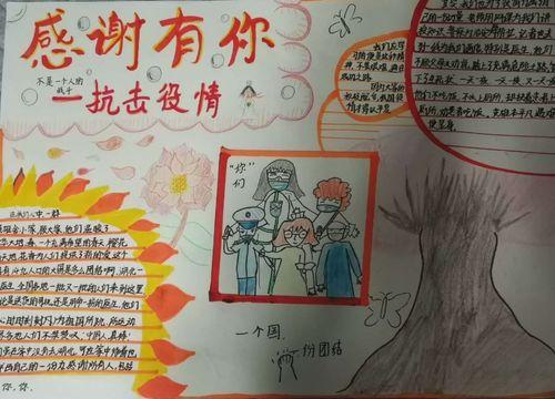 濮阳市第一中学初一14班《感恩有你抗击疫情》手抄报活动 濮阳市第一中学初一14班《感恩有你抗击疫情》手抄报活动