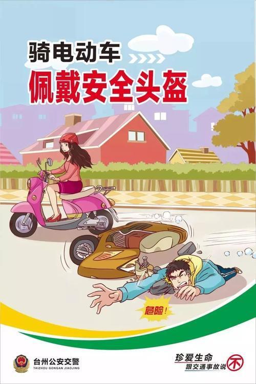 骑乘电动车要戴头盔手抄报手抄报版面设计图