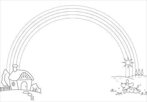 关于彩虹主题的手抄报环保主题的手抄报
