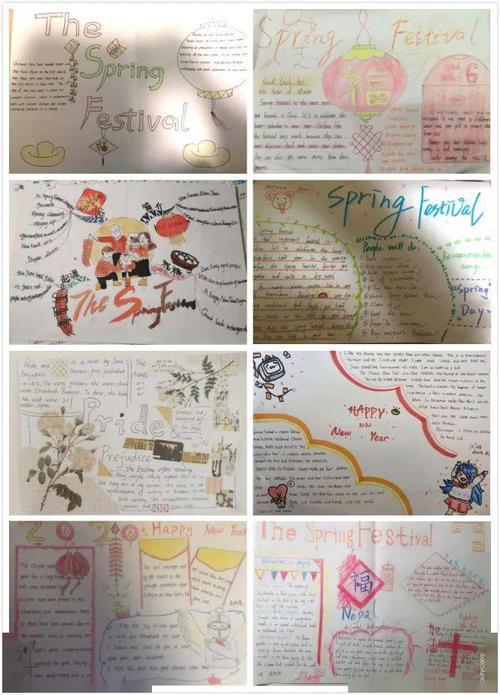 手抄报活动以画竞技迎新春妙笔生辉展才华记小学部英语迎新手抄报大赛 手抄报活动以画竞技迎新春妙笔生辉展才华记小学部英语迎新手抄报大赛