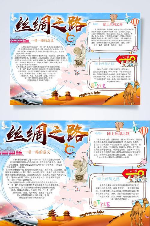 丝绸之路是什么路手抄报丝绸之路手抄报